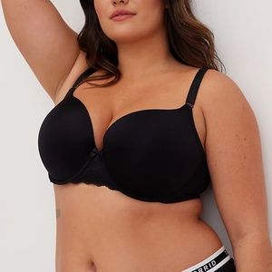 TORRID Curve 360 Back Smoothing Lace Push-Up T-Shirt Bra EUC